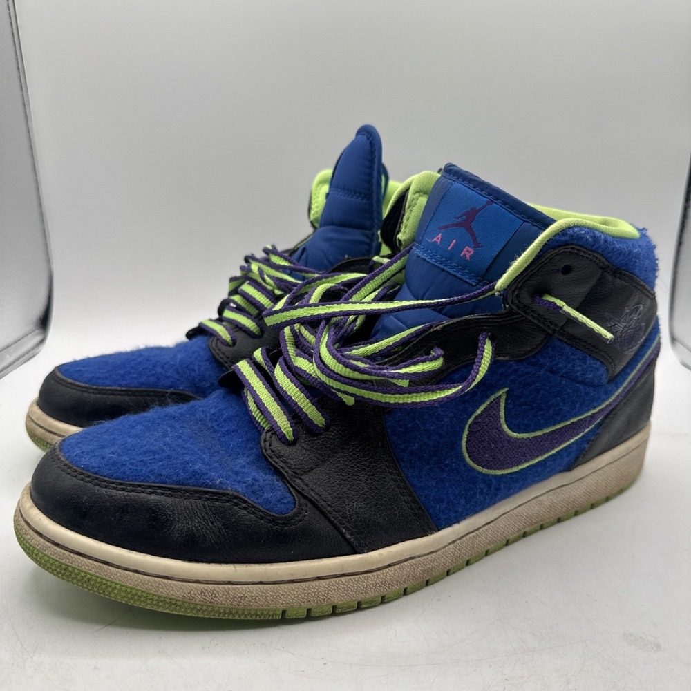 Nike Men's Jordan 1 Mid Bel Air 2013 Fuzzy - 633206-040 - Size 10.5 - VERY RARE‎